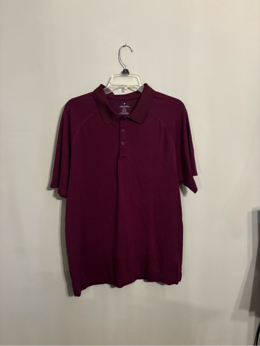 Fabletics Men's Burgundy Polo